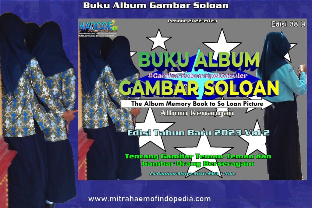 Buku Album Gambar Soloan Edisi 38  B – Gambar SMA Soloan Spektakuler Cover Biru dan Batik