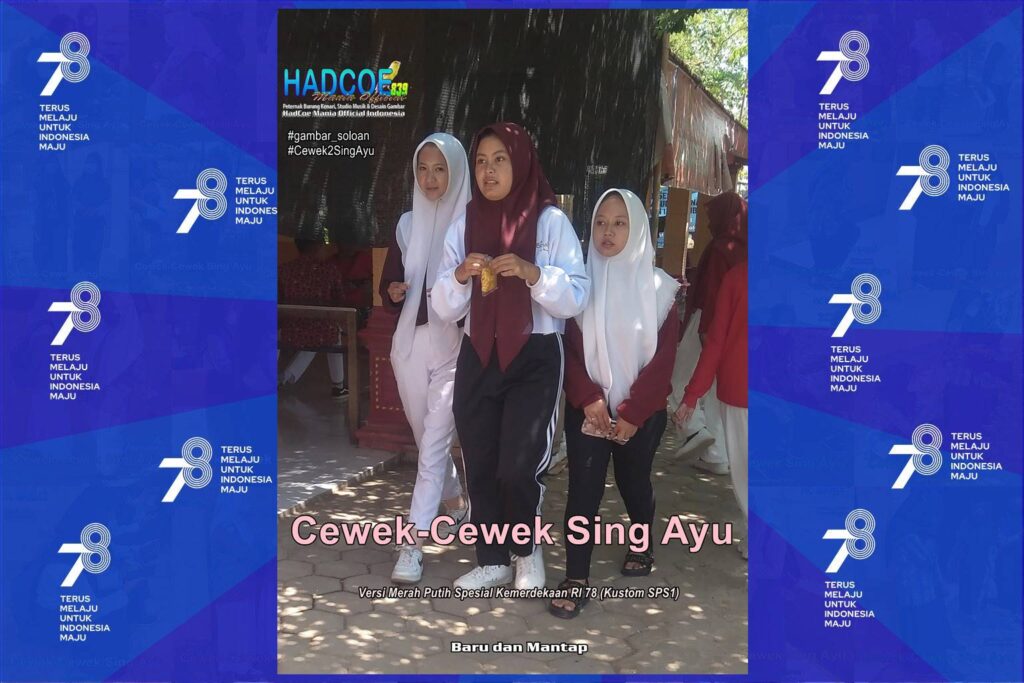 Gambar SMA Soloan Spektakuler Versi Merah Putih Spesial Kemerdekaan RI SPS1 44 A