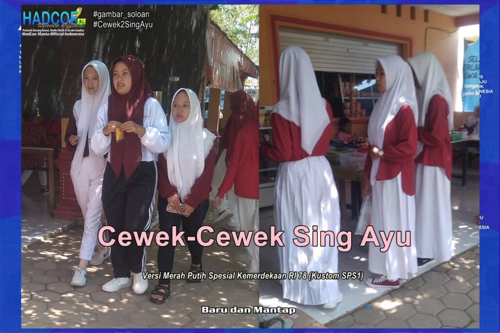 Gambar SMA Soloan Spektakuler Versi Merah Putih Spesial Kemerdekaan RI SPS1 44 A