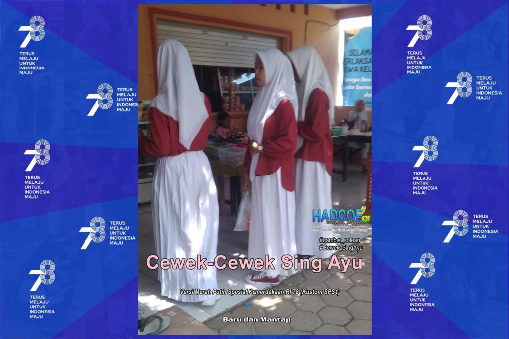 Gambar SMA Soloan Spektakuler Versi Merah Putih Spesial Kemerdekaan RI SPS1 44 A