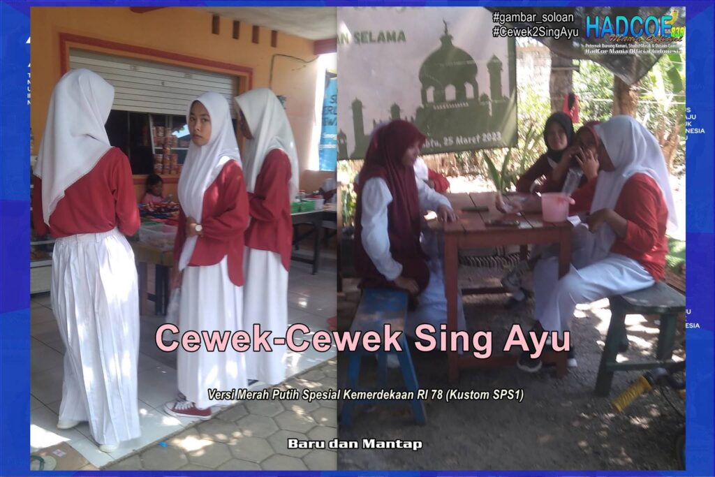 Gambar SMA Soloan Spektakuler Versi Merah Putih Spesial Kemerdekaan RI SPS1 44 A