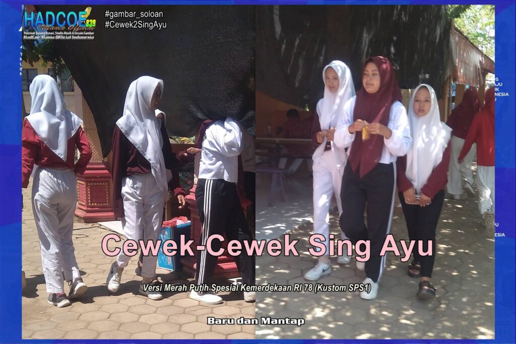 Gambar SMA Soloan Spektakuler Versi Merah Putih Spesial Kemerdekaan RI SPS1 44 A