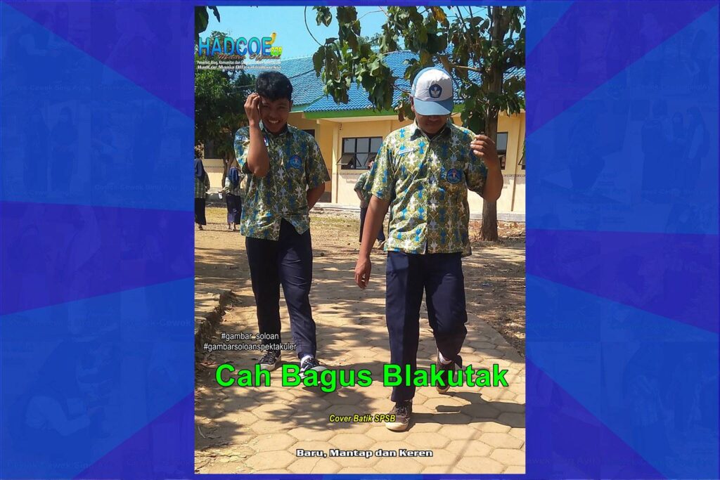 Gambar Soloan Spektakuler Versi Putra – Gambar Siswa SMA Soloan Spektakuler Cover Batik SPSB 58 A