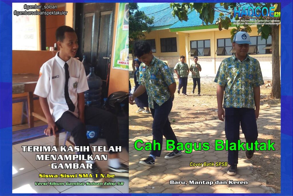 Gambar Soloan Spektakuler Versi Putra – Gambar Siswa SMA Soloan Spektakuler Cover Batik SPSB 58 A