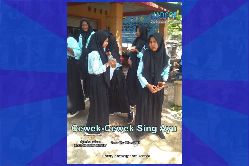 Gambar Soloan Spektakuler – Gambar SMA Soloan Spektakuler Cover Biru Hitam SPS1 63 B