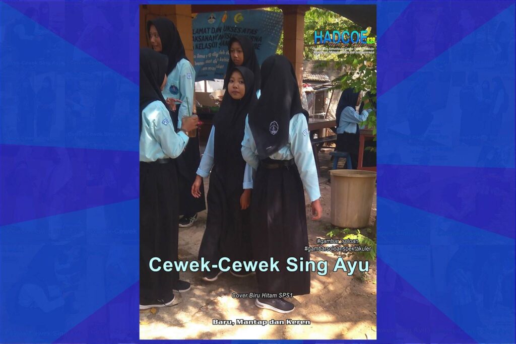 Gambar Soloan Spektakuler – Gambar SMA Soloan Spektakuler Cover Biru Hitam SPS1 63 B