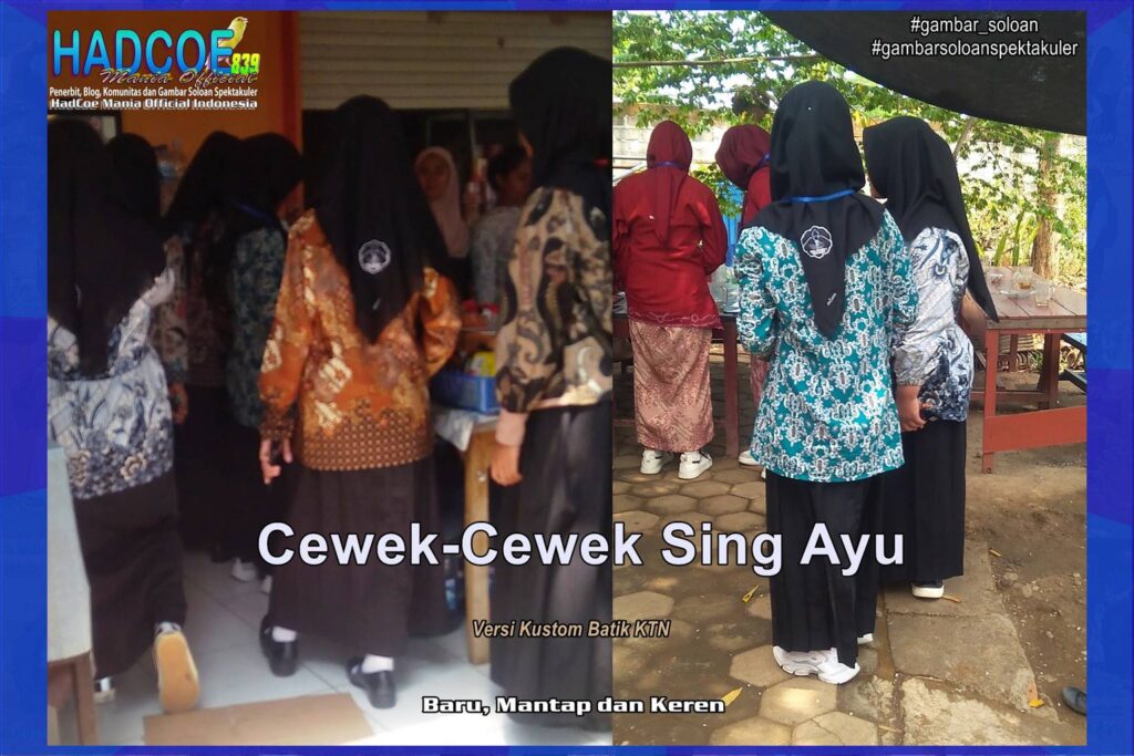 Gambar Soloan Spektakuler – Gambar SMA Soloan Spektakuler Versi Kustom Batik KTN 64 A