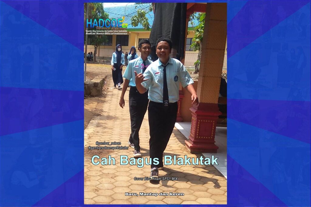 Gambar Soloan Spektakuler Versi Putra – SMA Soloan Spektakuler Cover Biru Hitam MIX 65 B