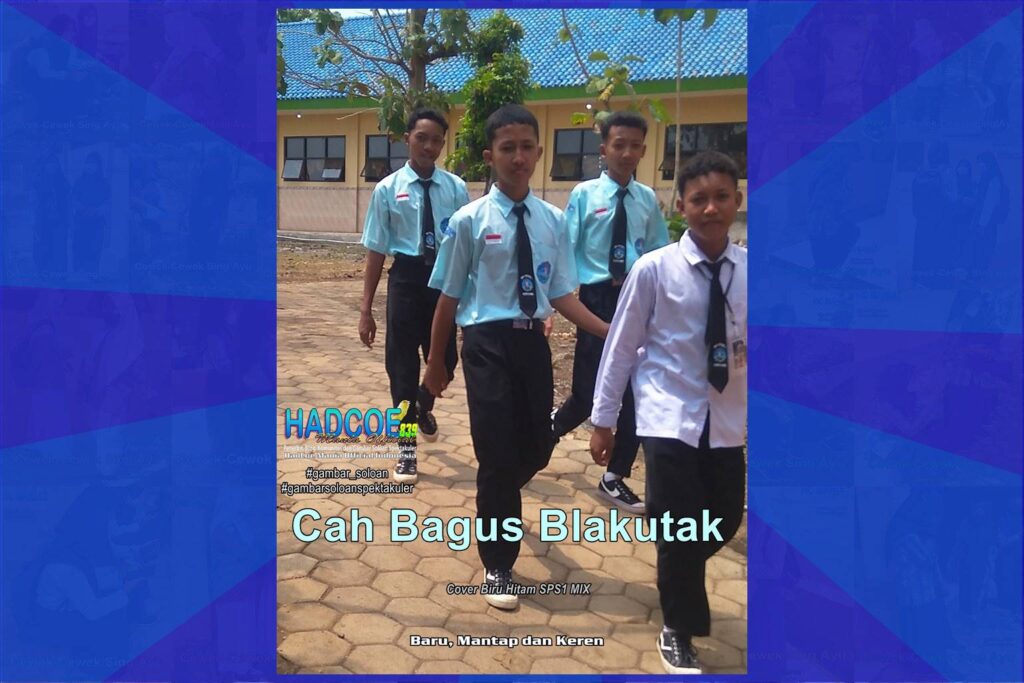 Gambar Soloan Spektakuler Versi Putra – SMA Soloan Spektakuler Cover Biru Hitam MIX 65 B