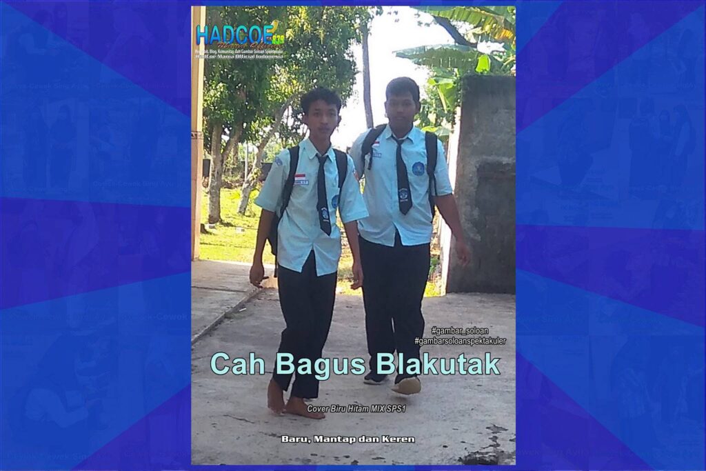 Gambar Soloan Spektakuler Versi Putra – Gambar SMA Soloan Spektakuler Cover Biru Hitam MIX SPS1 001-03