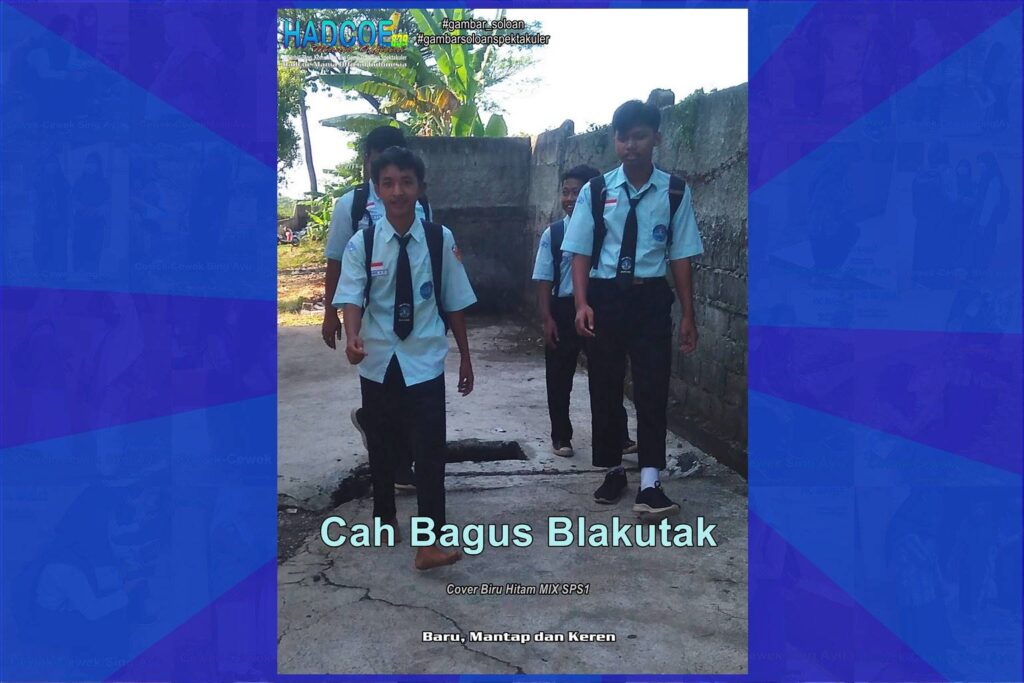 Gambar Soloan Spektakuler Versi Putra – Gambar SMA Soloan Spektakuler Cover Biru Hitam MIX SPS1 001-03