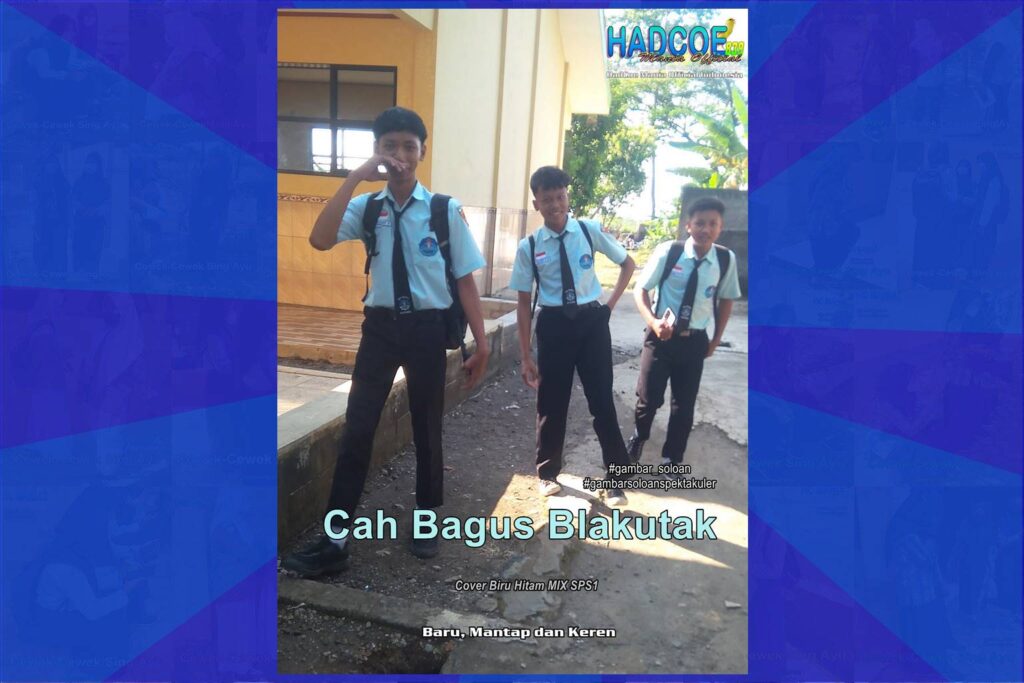 Gambar Soloan Spektakuler Versi Putra – Gambar SMA Soloan Spektakuler Cover Biru Hitam MIX SPS1 001-03