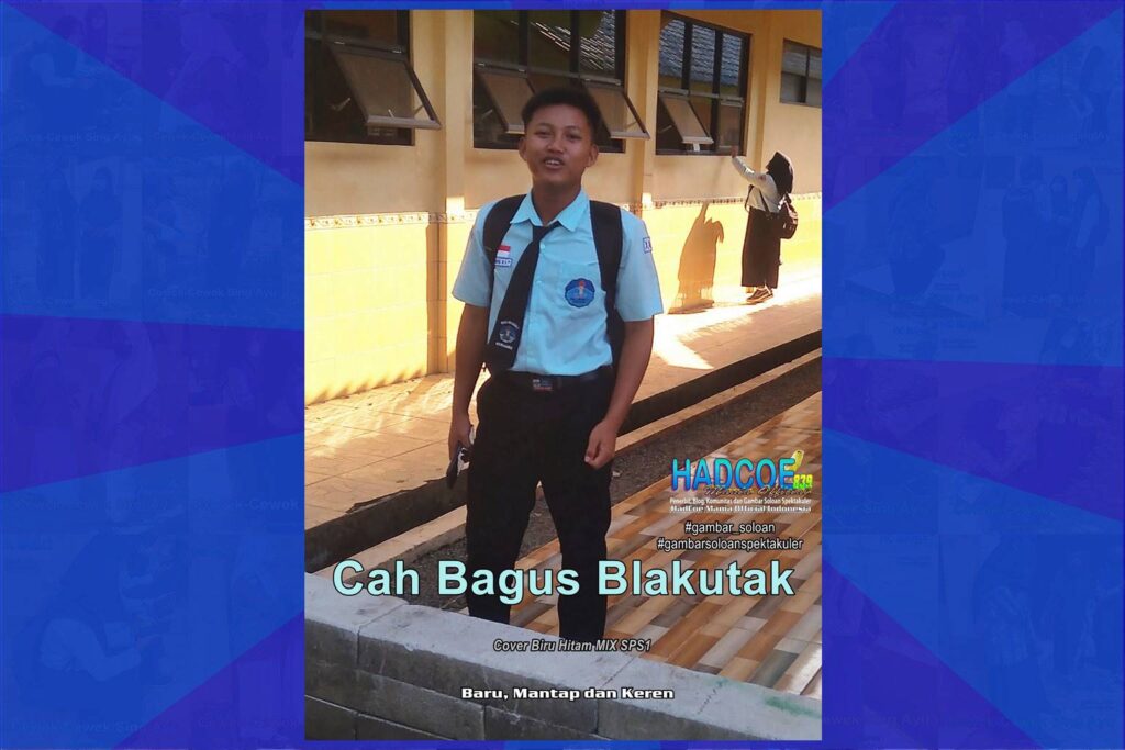 Gambar Soloan Spektakuler Versi Putra – Gambar SMA Soloan Spektakuler Cover Biru Hitam MIX SPS1 001-03