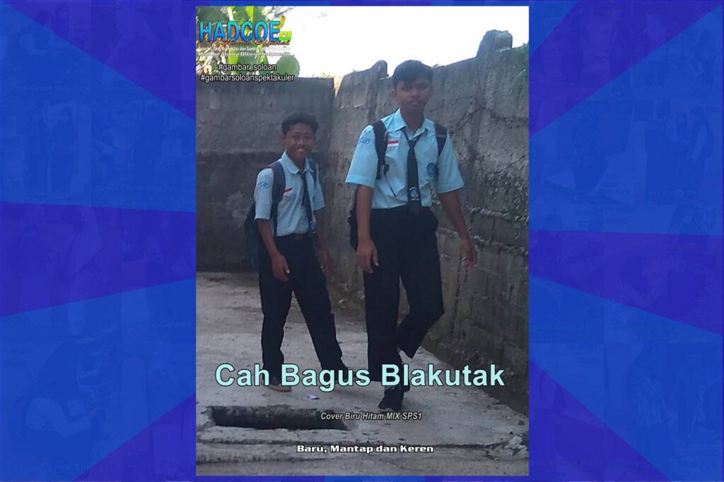 Gambar Soloan Spektakuler Versi Putra – Gambar SMA Soloan Spektakuler Cover Biru Hitam MIX SPS1 001-03
