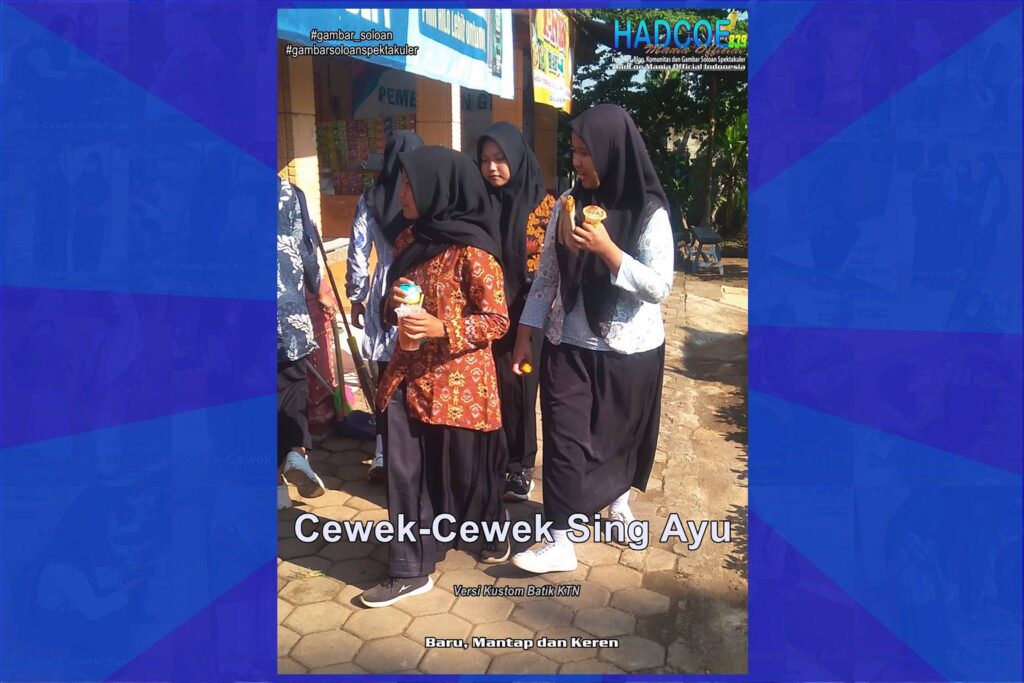 Gambar Soloan Spektakuler – Gambar SMA Soloan Spektakuler Versi Kustom Batik KTN 001-08