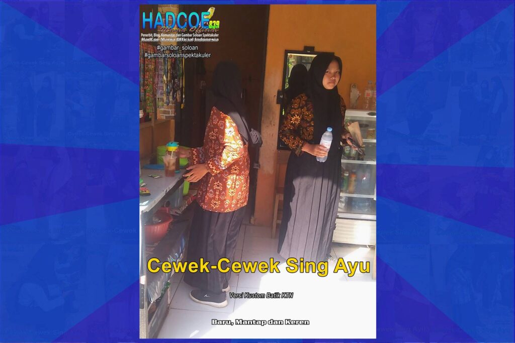 Gambar Soloan Spektakuler – Gambar SMA Soloan Spektakuler Versi Kustom Batik KTN 001-08